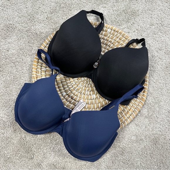 Victoria’s Secret Uplift Semi Demi & T-Shirt Push-Up Full Coverage Bra 32DDD - Picture 1 of 16